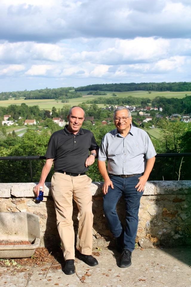 Pastor Didier Silberstein (left) with Dr. Carlos Alvarez